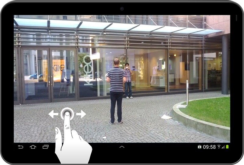 Figure: Towards the design of an intuitive multi-view video navigation interface based on spatial information